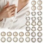 Shirt Brooch Button 10pc