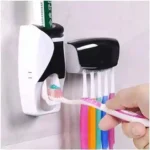 Toothpaste Dispenser with Toothbrush Holder