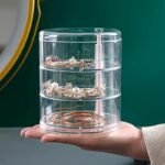 3 Layer Acrylic Jewellery Box 360