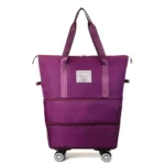 Folding Bag Trolly Bag With Wheel Wine