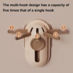 Stylish 5 In 1 Wall Hook