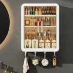 3 Compartments Plastic Wall Storage Cabinet