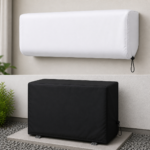 Ac Cover Set 2.0 Ton Indoor White & Outdoor Black Waterproof