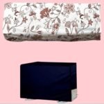 Ac Cover Set 2.0 Ton Indoor & Outdoor Waterproof Random Colour & Design