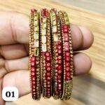 Bangles Glass 01 Size 2.6 4pc