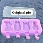 Silicon Kulfi Maker Mold 4 Grid