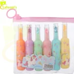 Highlighter 6pc Pack Bottle Shape