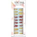 24pc Nail With Glue Sticker 01