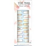 24pc Nail With Glue Sticker 02