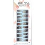 24pc Nail With Glue Sticker 04