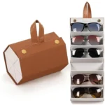 5 Grid Sunglasses Case Organiser Random