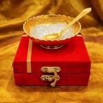 Bowl Spoon With Box Golden Gift Pack