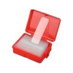 Red Double Side Tape Box Sticker 50 pc