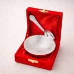 Bowl Spoon With Box Silver Gift Pack